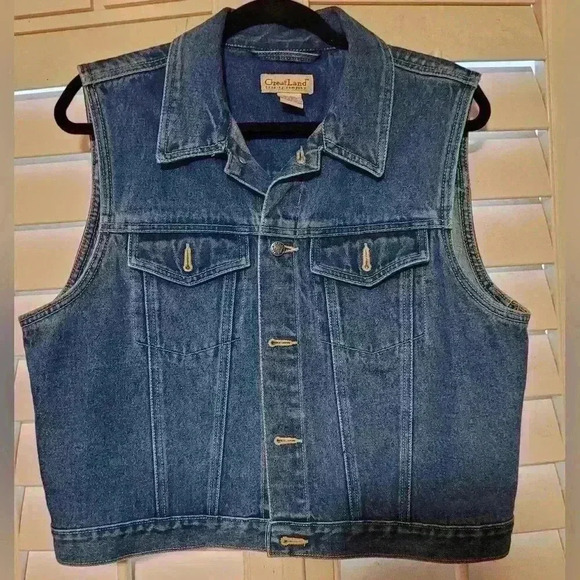 Great Land Denim Vest 90s - Picture 4 of 7